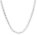 20" Sterling Silver Rolo Link Chain