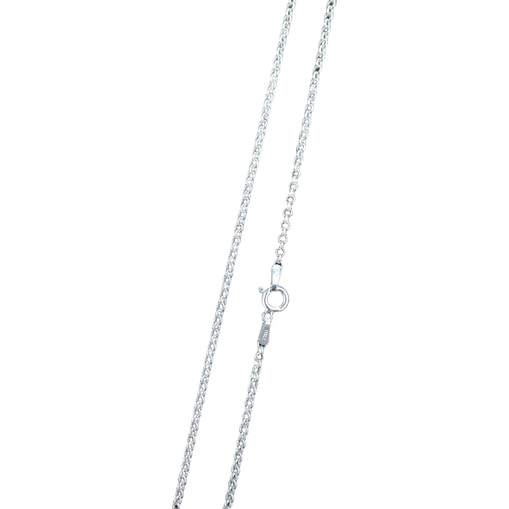 Sterling Silver Loop Chain - 24"  CHSS24