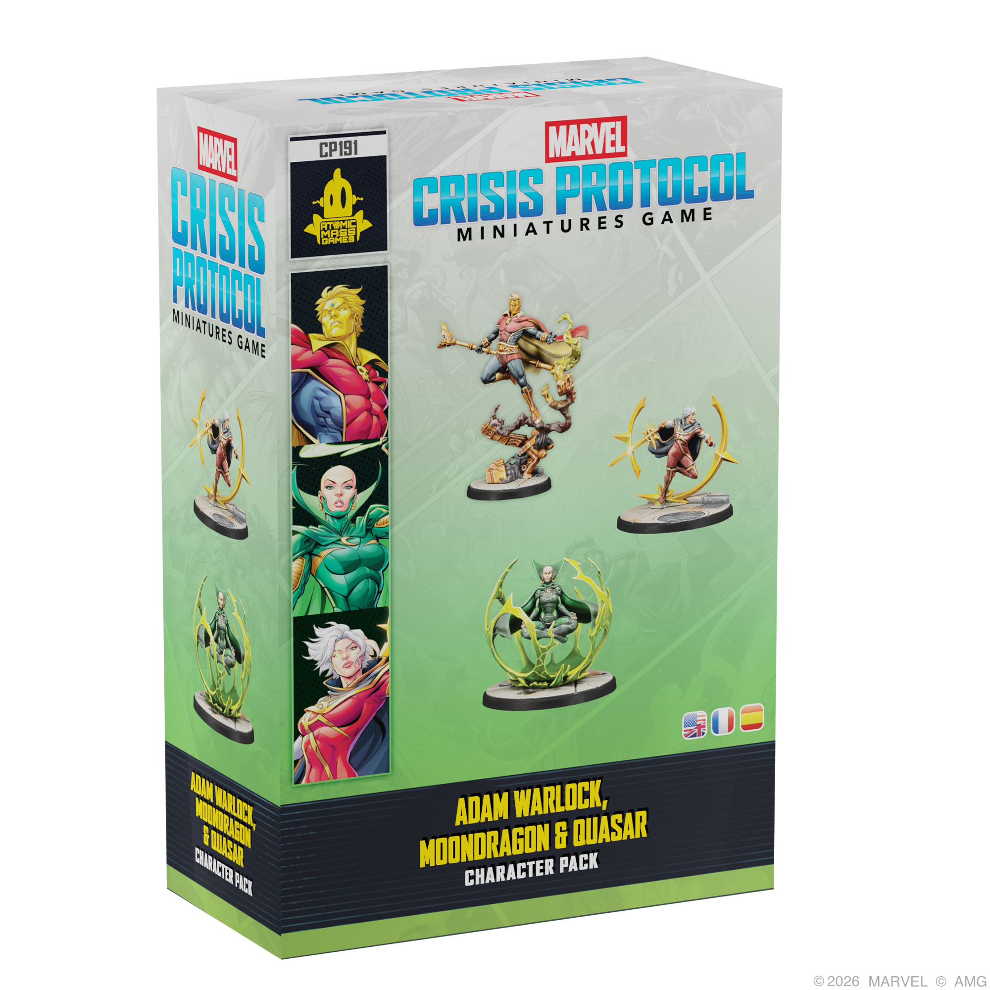 Marvel Crisis Protocol: Adam Warlock, Moondragon & Quasar