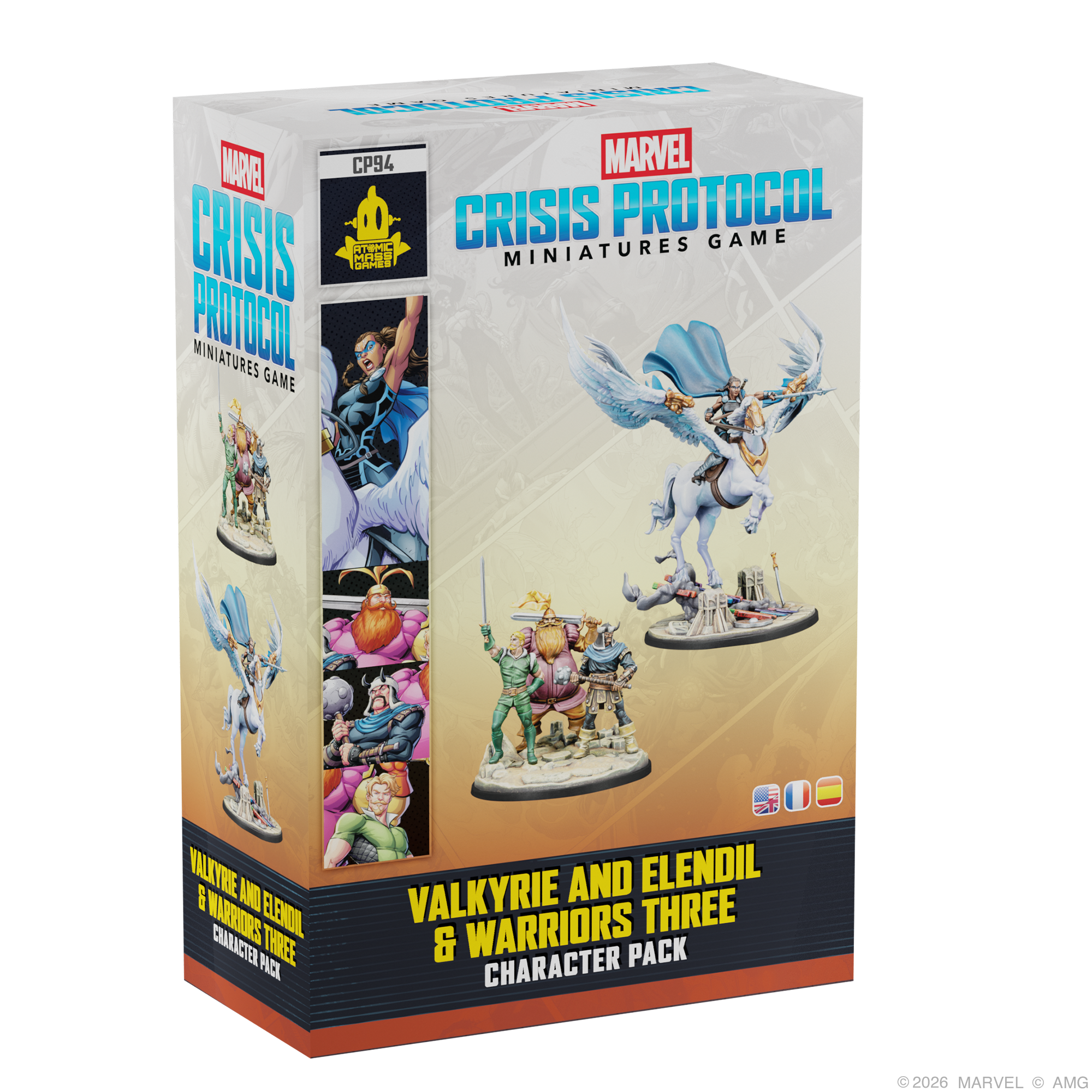 Marvel Crisis Protocol: Valkyrie on Elendil & Warriors Three