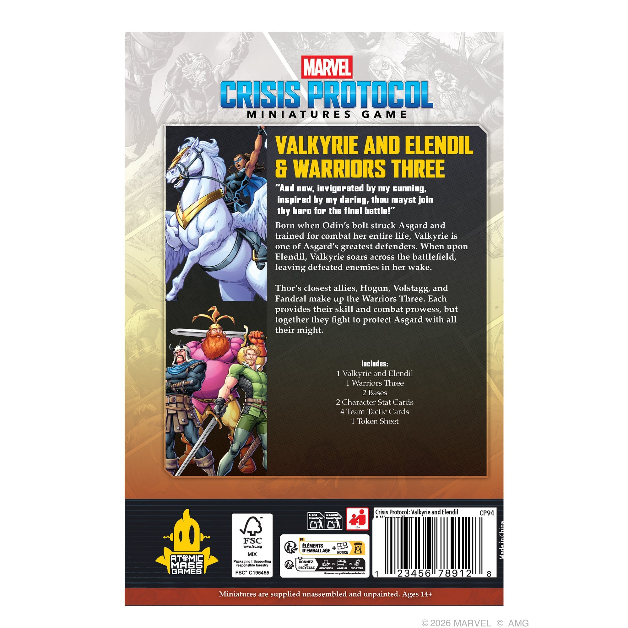 Marvel Crisis Protocol: Valkyrie on Elendil & Warriors Three