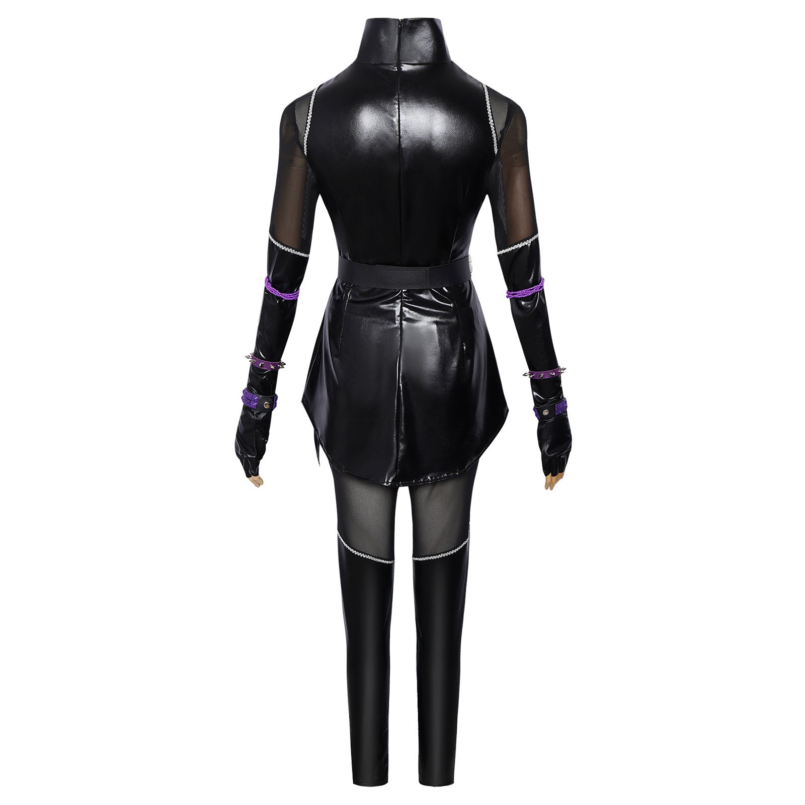 Witch Hunt cosplay costume Rumizo Emira black leather bodysuit cosplay