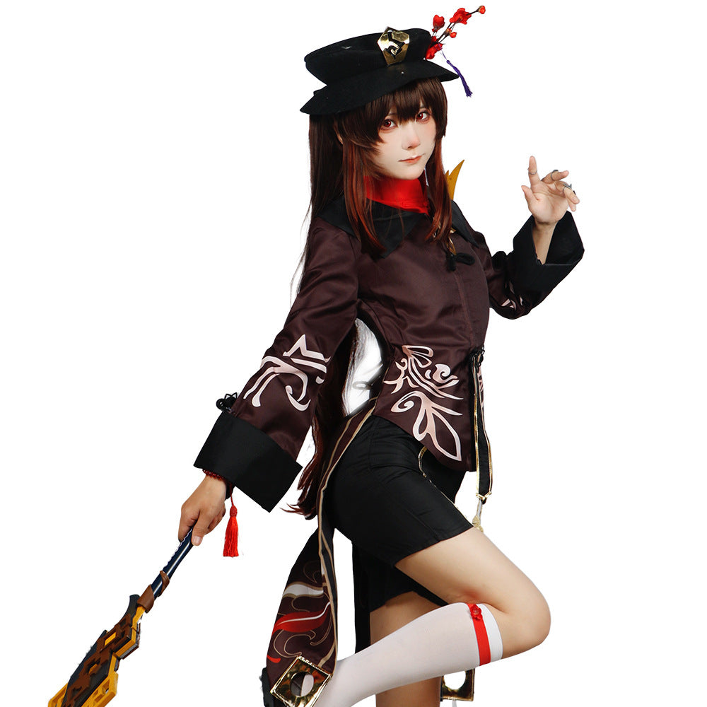Genshin Impact cosplay women's anime game animation Luoli's death hall master walnut cos suit