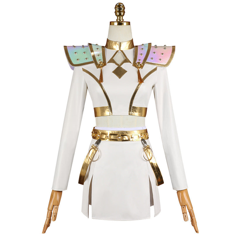 K-POP Witch Hunt Rumi cosplay costume Zoe white performance costume anime Mira song costume cosplay costume