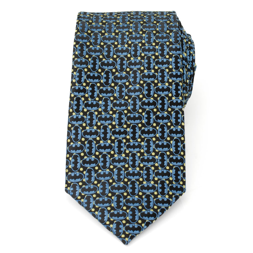 DC Batman Emblem Multi Black Men's Tie