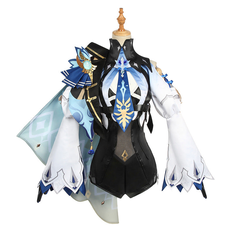 Genshin Impact cos dress smoke five star Eula Ura cosplay women's full dress