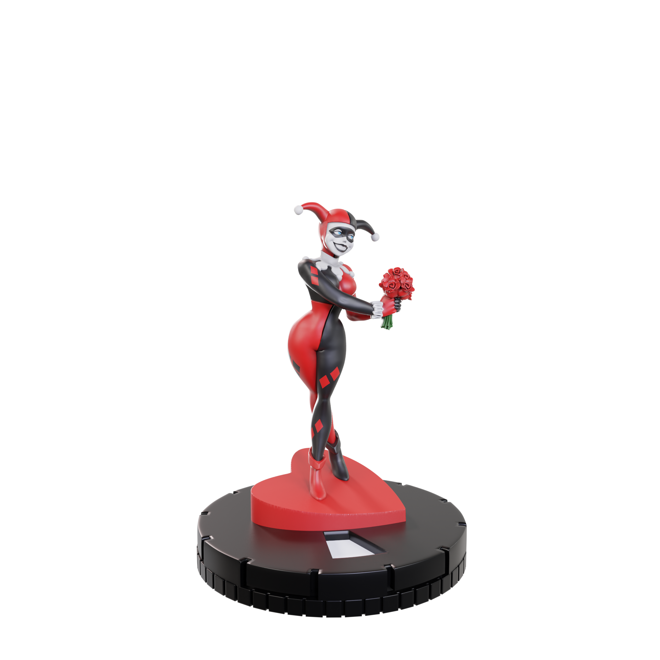 HeroClix: Iconix - Harley Quinn Roses for Red