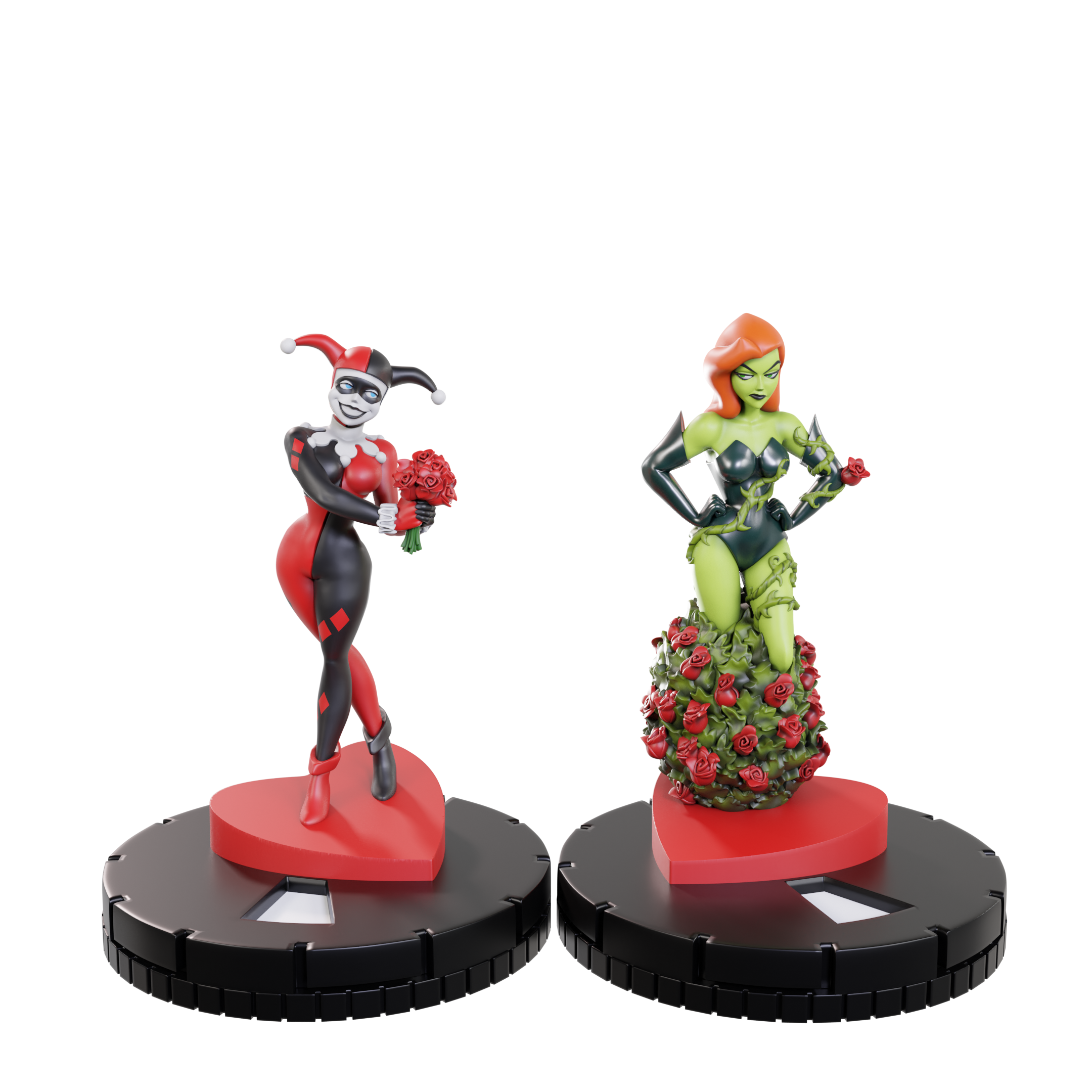 HeroClix: Iconix - Harley Quinn Roses for Red