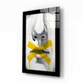No Talking Glass Wall Art