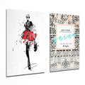 Follow Your Own Style 2 Pieces Combine Glass Wall Art