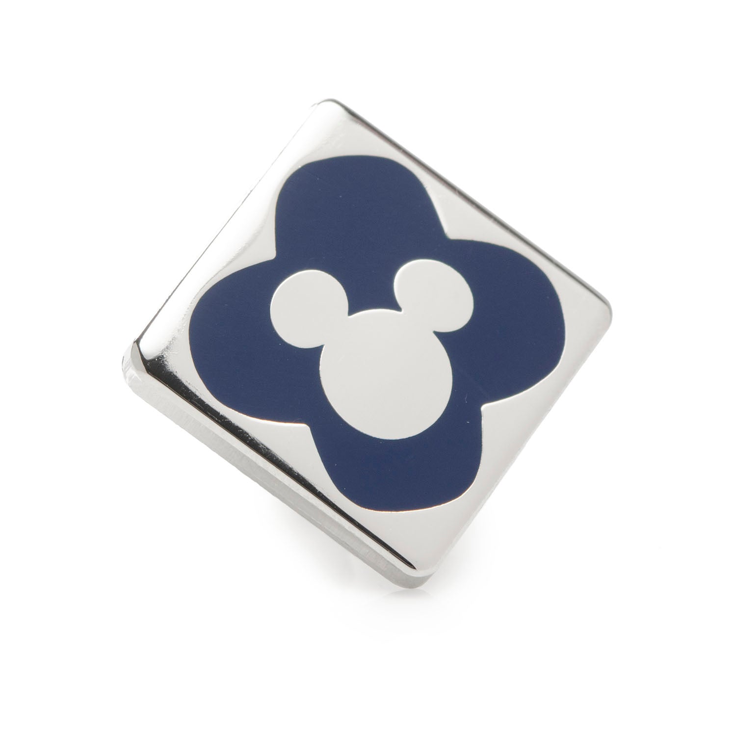 Disney Mickey Mouse Steamboat Willie Sock and Mickey Blue Lapel Pin Gift Set