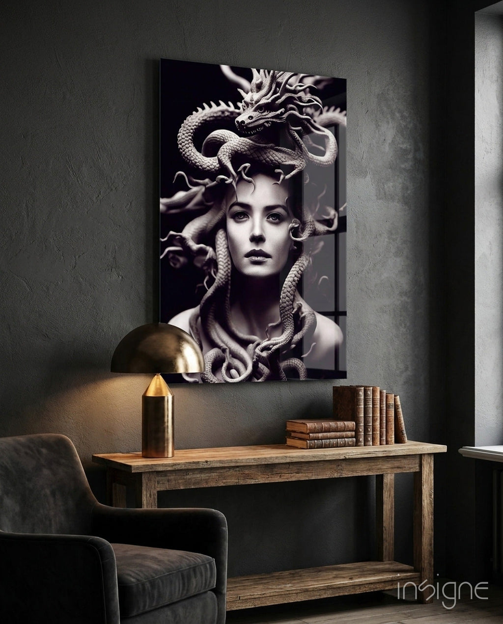 Medusa Glass Art  || Designer Collection