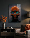Skull Glass Art  || Designer Collection
