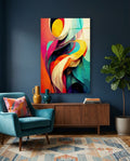 The Hug Glass Wall Art  || Designer Collection