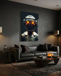 Robotic View Glass Wall Art  || Designer Collection