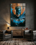 Bloody Batman Glass Wall Art  || Designer Collection
