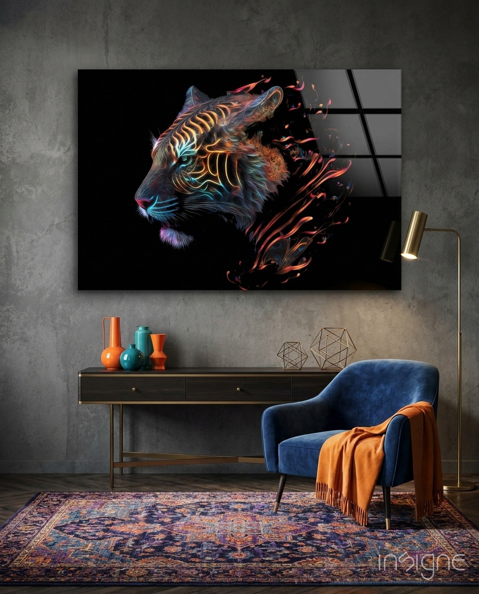 Sparkling Glory Glass Wall Art  || Designer Collection