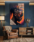 Roy Woods Glass Wall Art  || Designer Collection