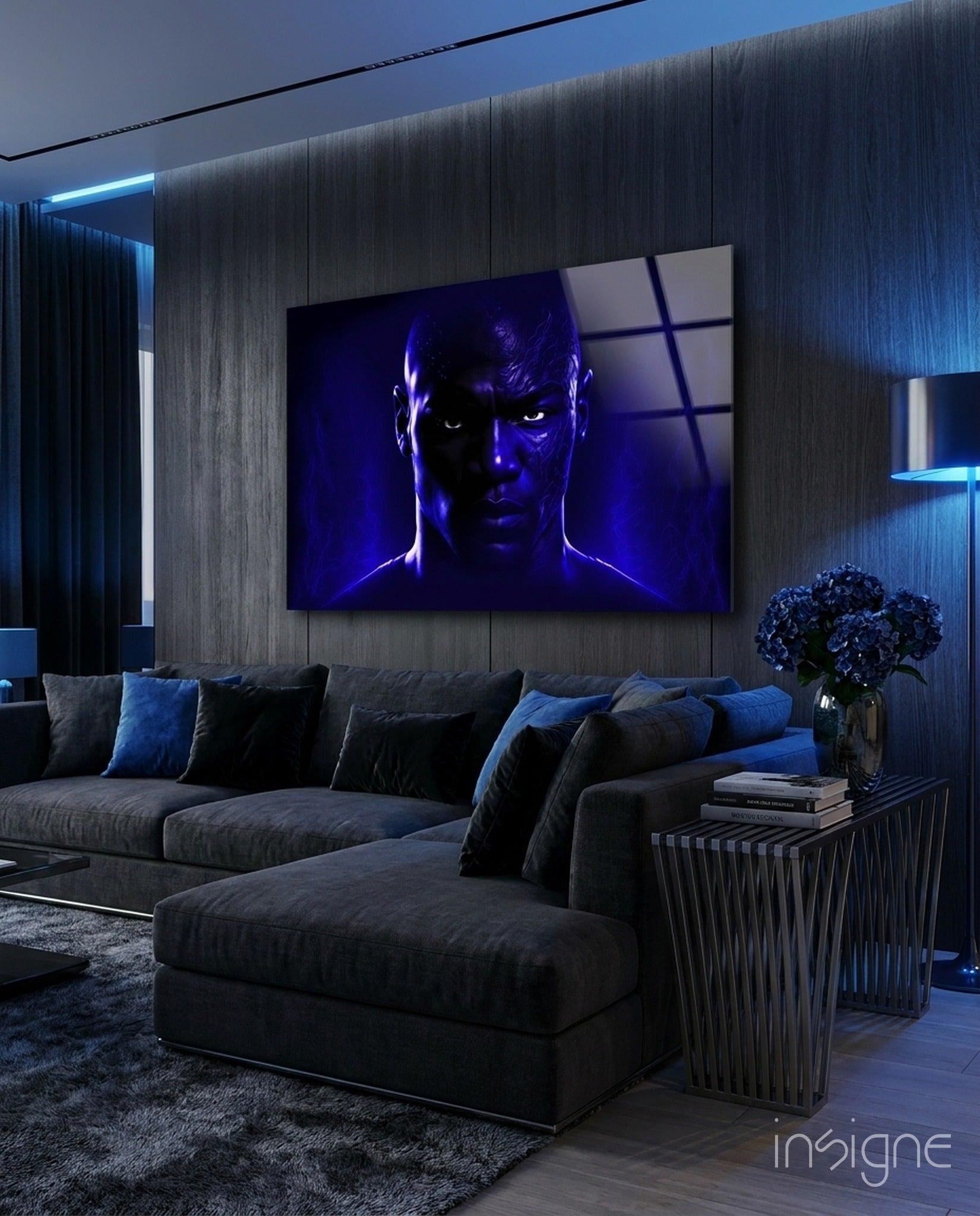 Iconic Michael Jordan Glass Wall Art  || Designer Collection