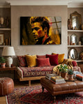 Fight Club - Tyler Durden Glass Wall Art  || Designer Collection