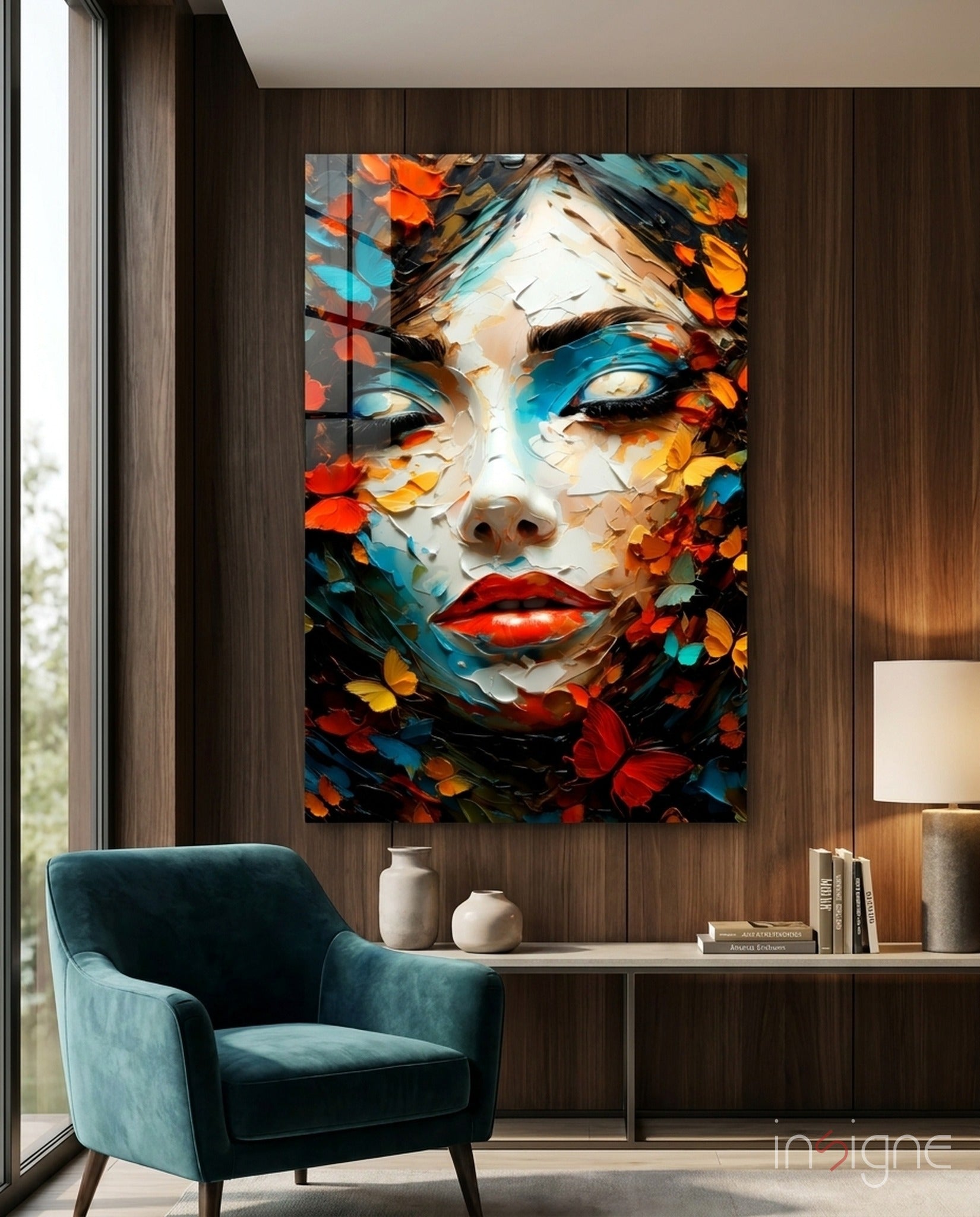 Pleasure Glass Wall Art|| Designer's Collection