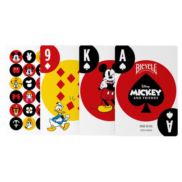Disney Mickey and Friends Playing Cards by Bicycle