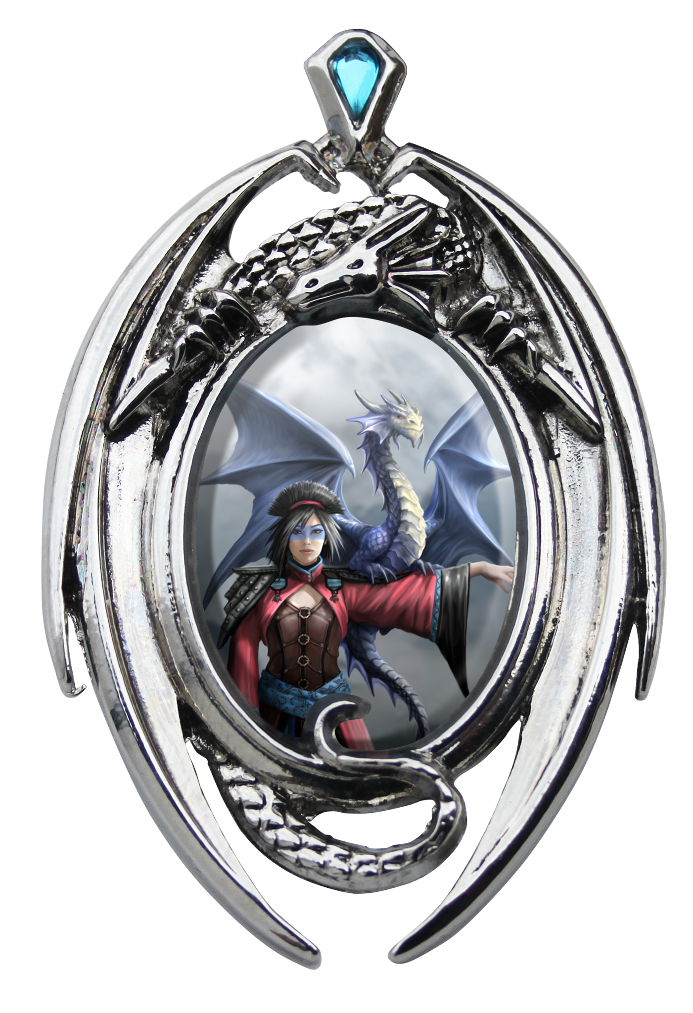 Look To The East Cameo by Anne Stokes