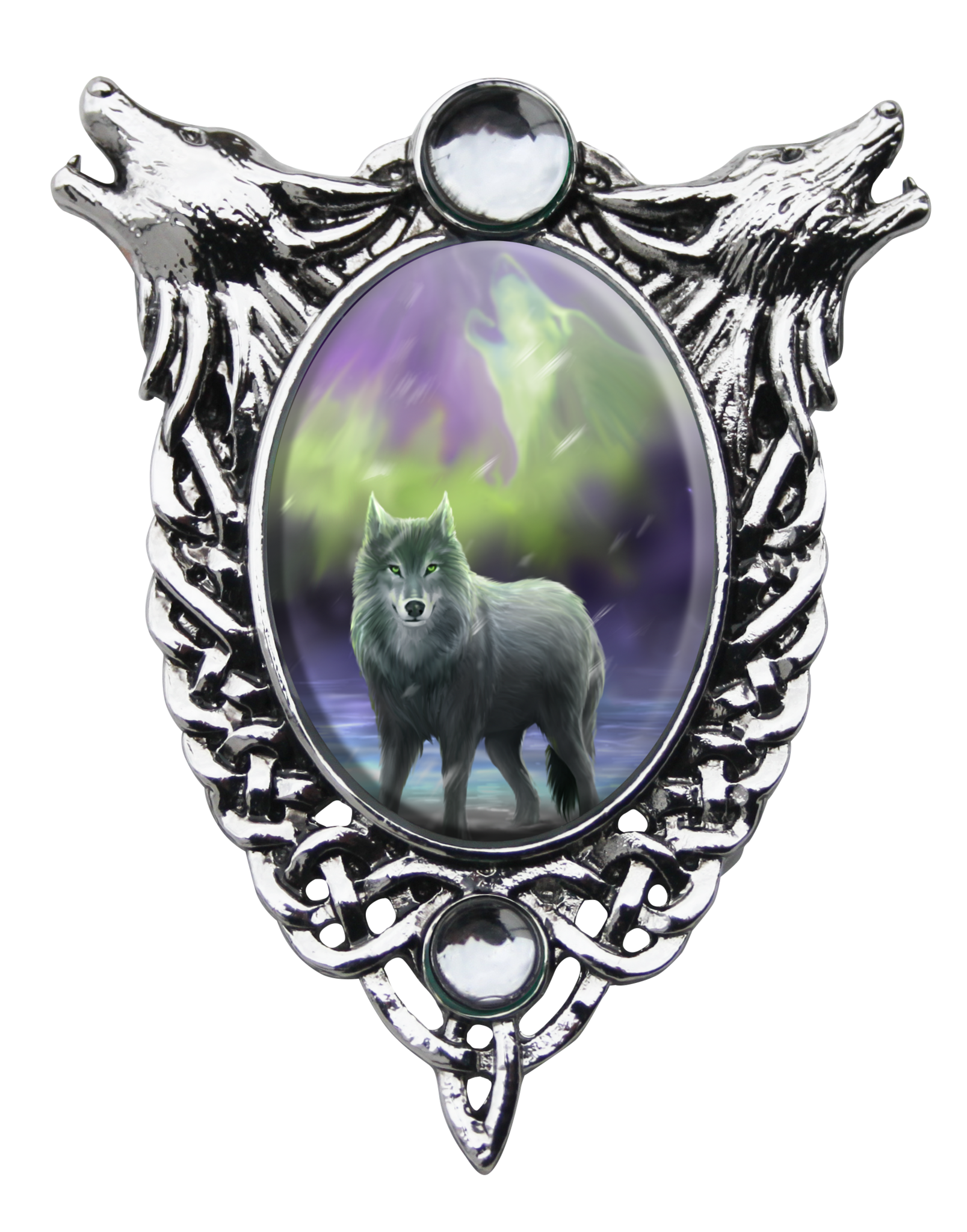 Aura Wolf Cameo by Anne Stokes