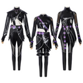 Witch Hunt cosplay costume Rumizo Emira black leather bodysuit cosplay