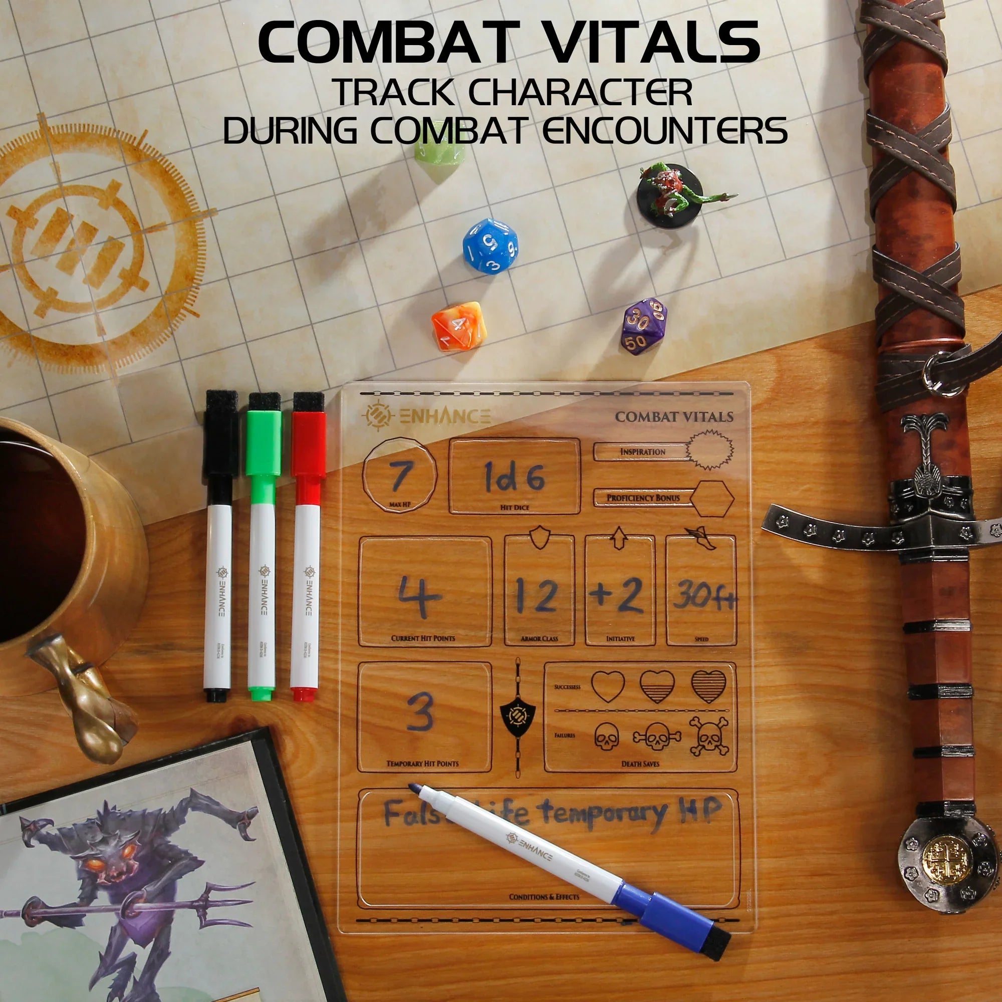Enhance: Acrylic Character Sheet Set