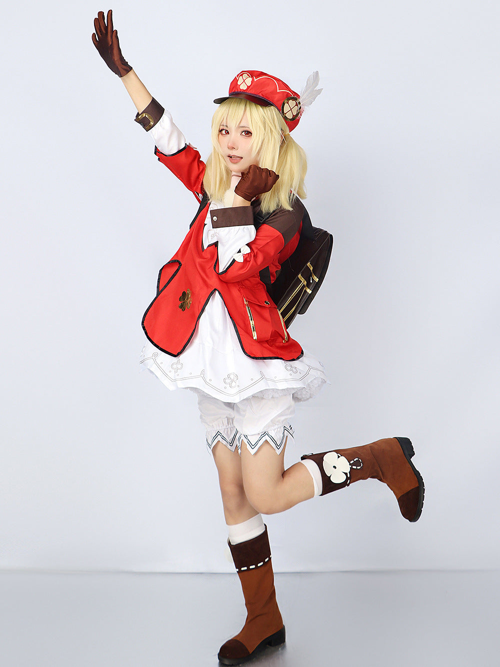 Genshin Impact cosplay Luoli Animation Game Westwind Knight Tuanhua Keli cos Clothing Children Adult Suit