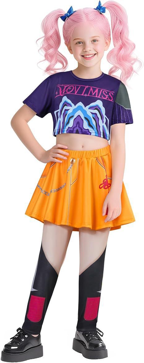 K-POP Demon Hunter Girl Group Cosplay Costume Rumi Zoi Mila Halloween Performance Outfit