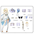 Traveler Ying cos clothing Genshin Impact high matching Ying Mei cosplay anime game animation clothing Ying full set