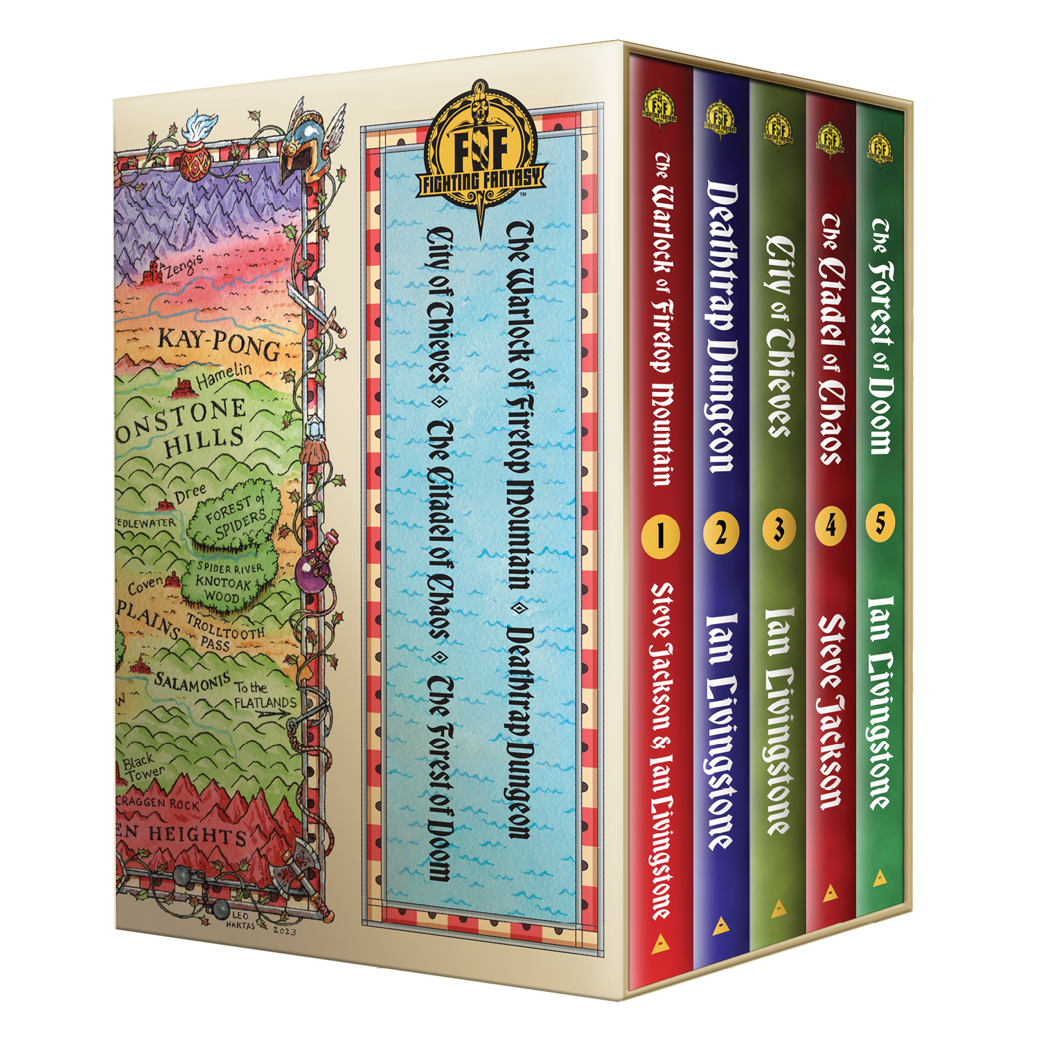 Fighting Fantasy: Books 1-5 with Slipcase