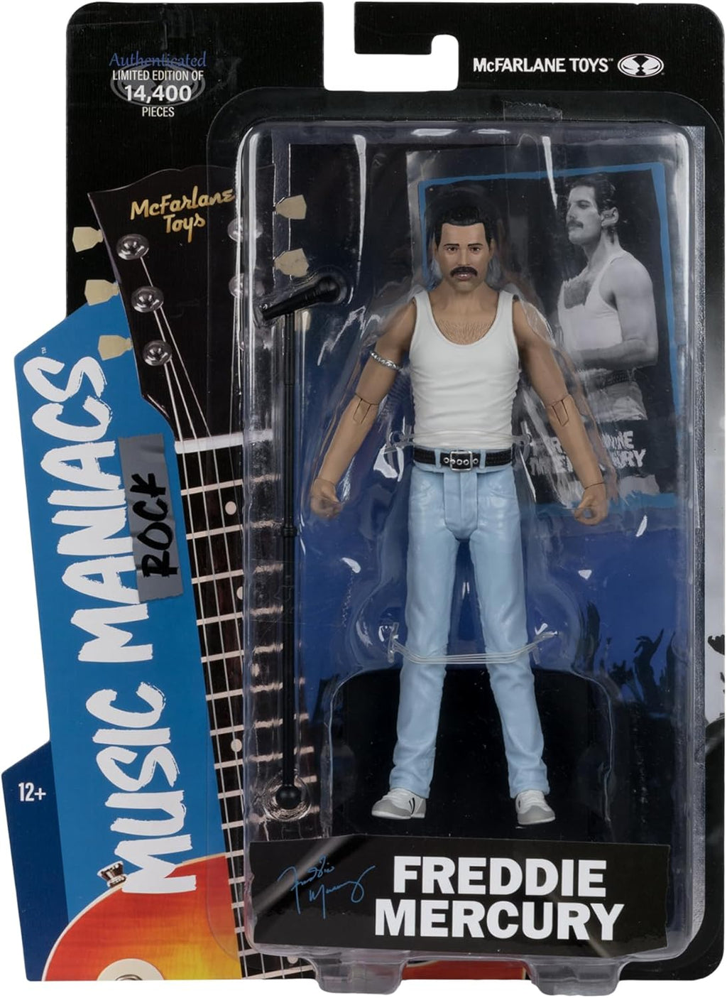 McFarlane Music Maniacs Queen Freddie Mercury Action Figure Limited Edition