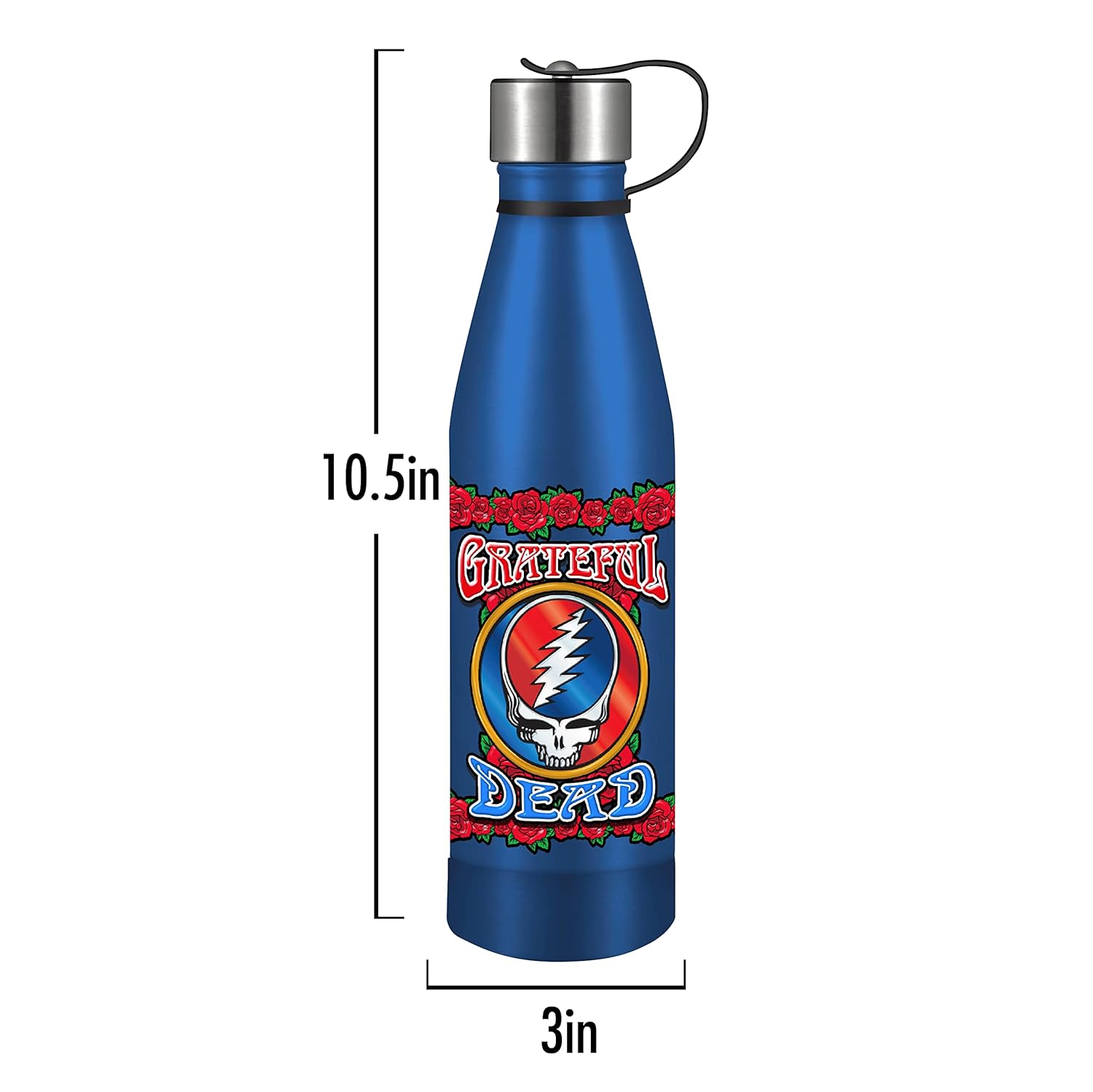 Grateful Dead Steal your Face - Water / Drinks Bottle 17oz Official