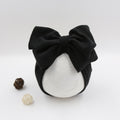 Modern Stylish Cotton Baby Newborn Cap Newborn Baby Beanie Top Bow For Baby Excellent For Photography Props Baby Turban Cap
