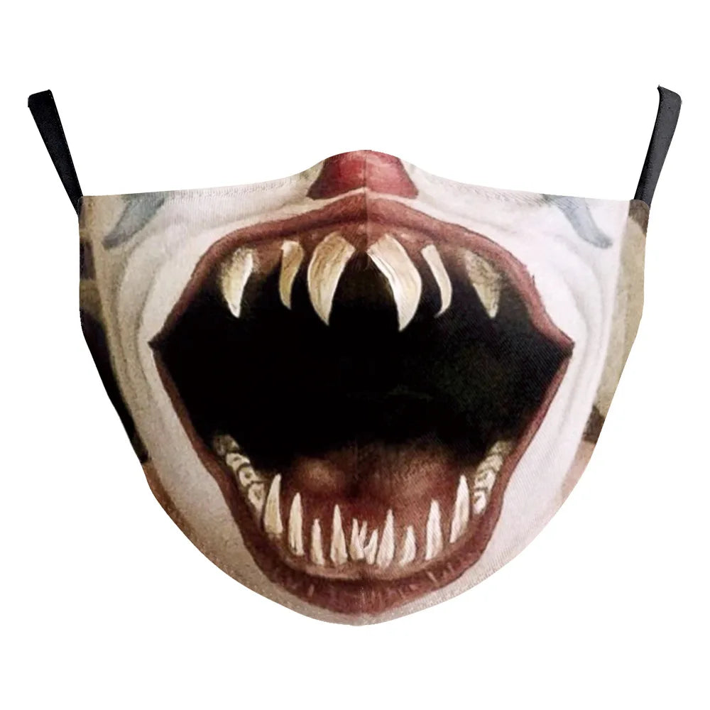 Halloween Horrible Killers Pennywise Jason Voorhees Michael Myers Leatherface Cosplay Face Mask Adult Kids Dustproof Scary Masks