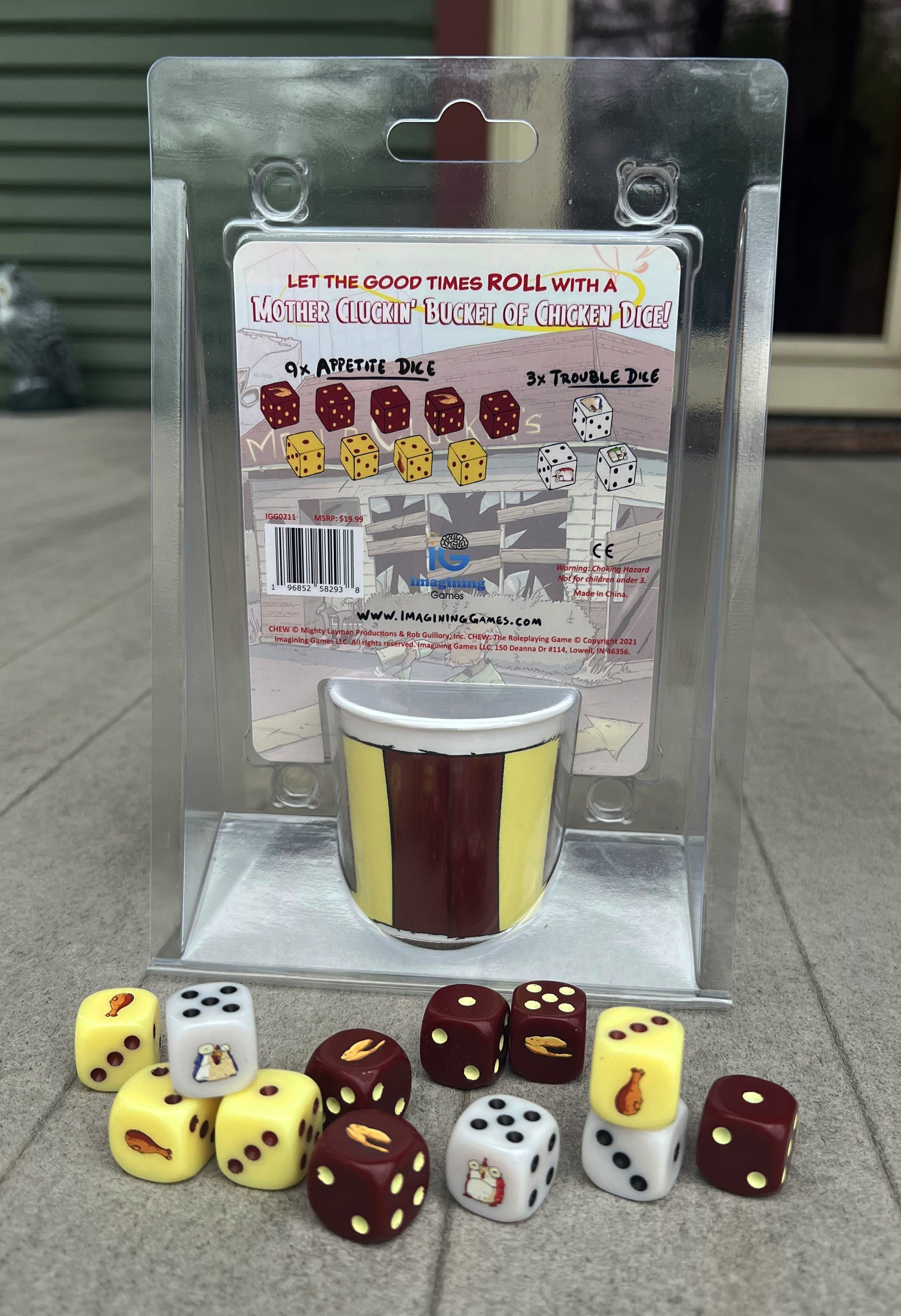 CHEW: Mother Cluckin' Bucket of Chicken Dice