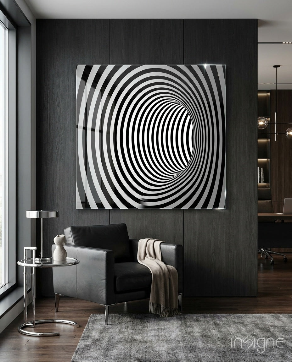illusion Glass Wall Art
