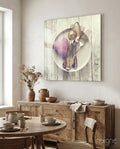 Heart Glass Wall Art