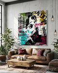 Fashion Glass Wall Art