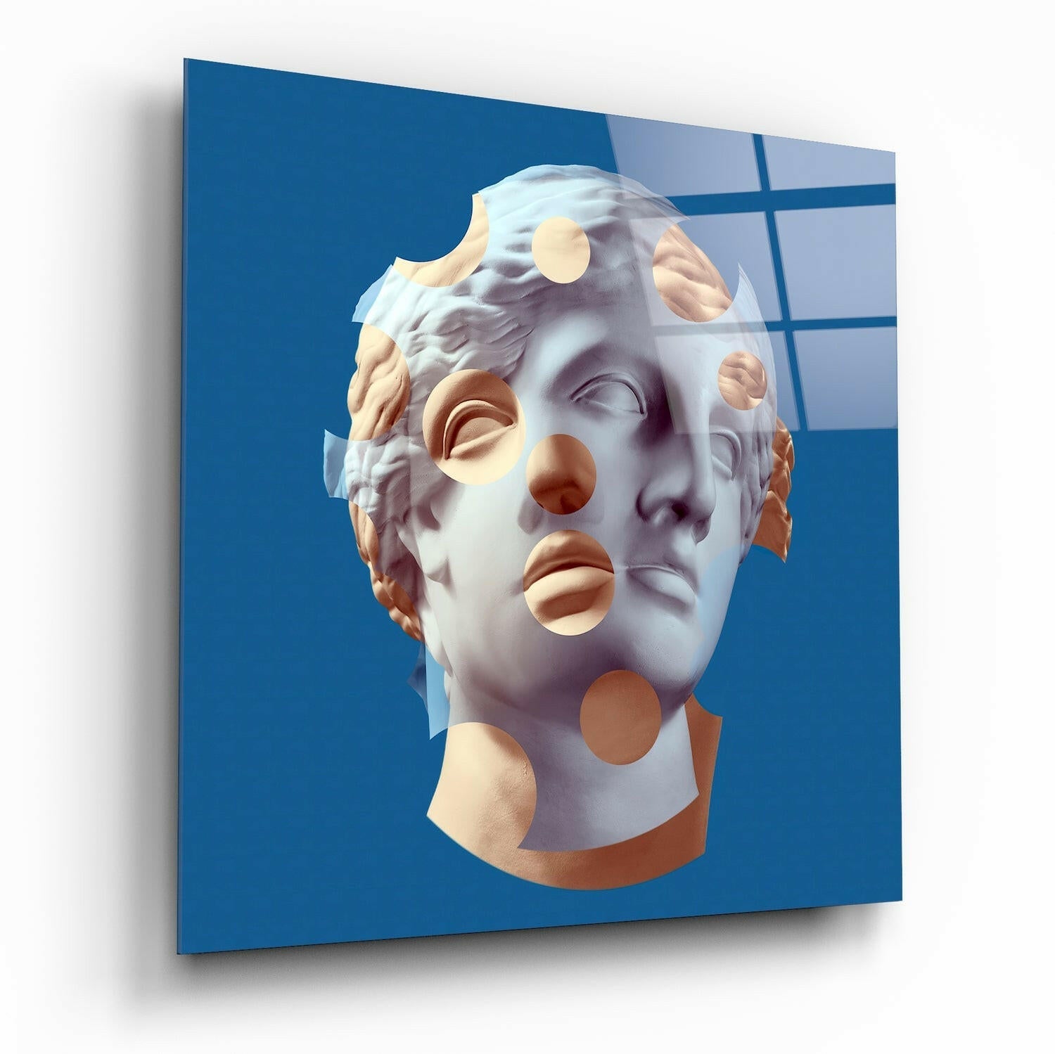 Sculpture Glass Wall Art