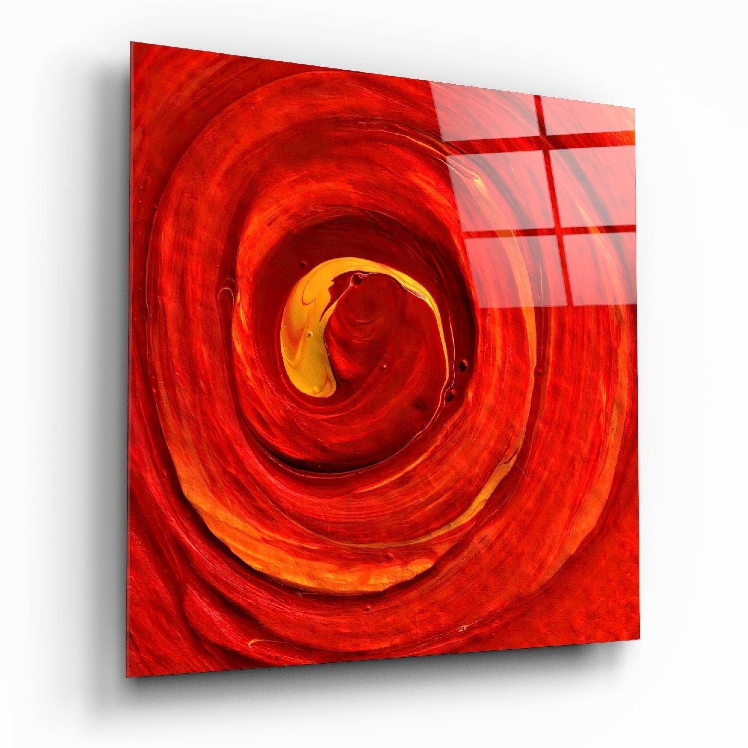 Cycle of Red Glass Wall Art