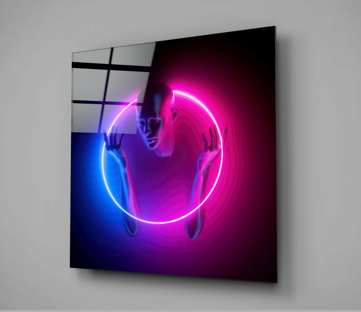 Limits Glass Wall Art
