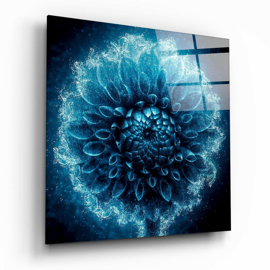 Flower Glass Wall Art