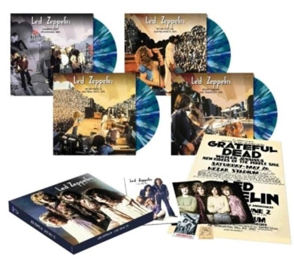 Led Zeppelin - Live '69 & '73 Box 4xLP Color Vinyl Set