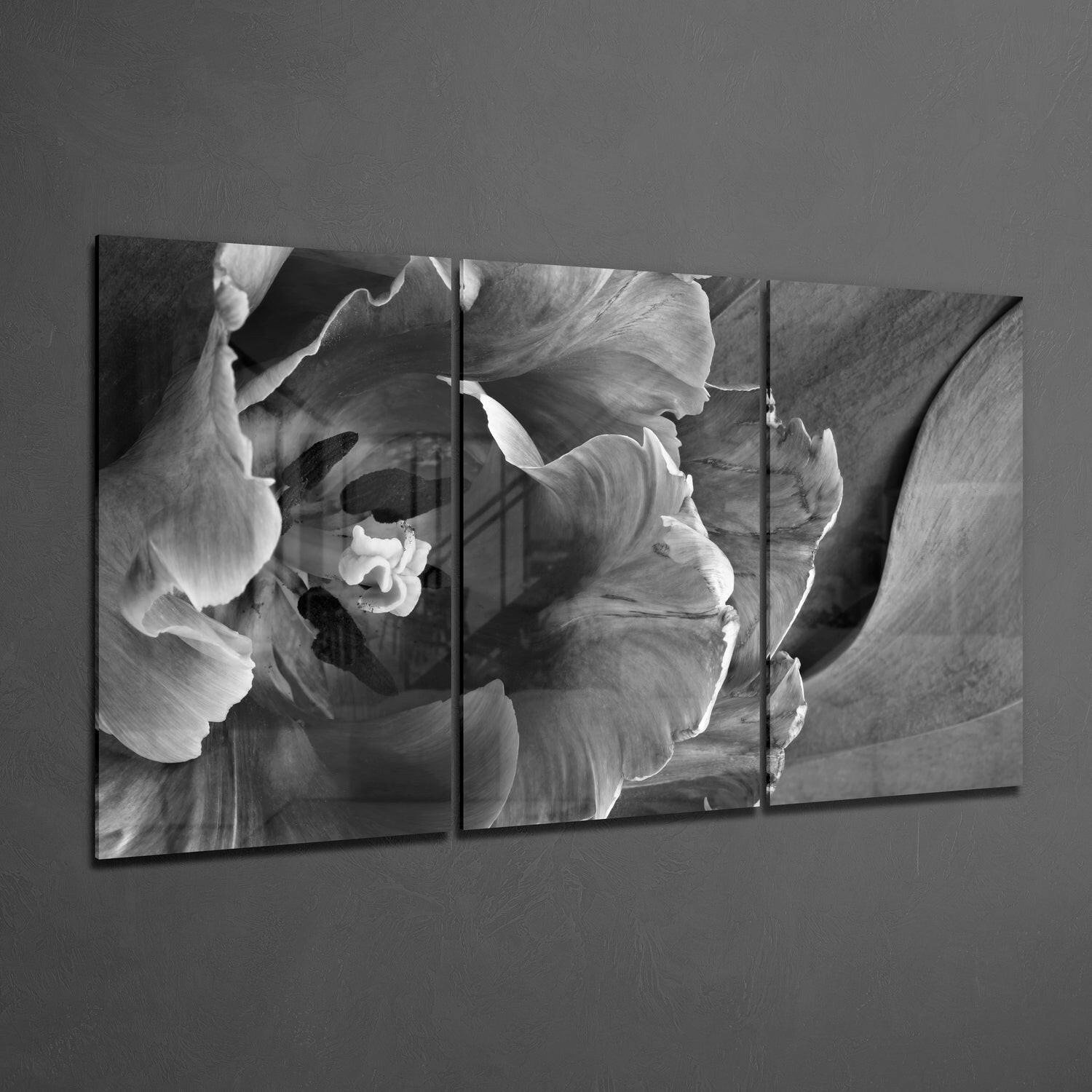 Flower Glass Wall Art
