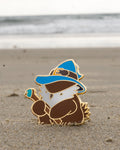 Baby Bestiary: Owlbear Wizard Enamel Pin - Ready to Cast!