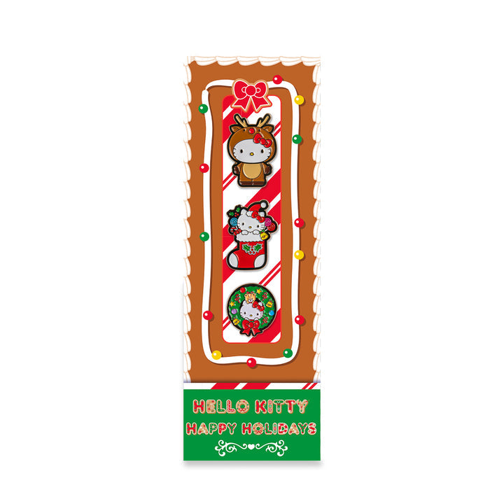 Sanrio: Enamel Pin Set - 1.5" - Hello Kitty - Holiday